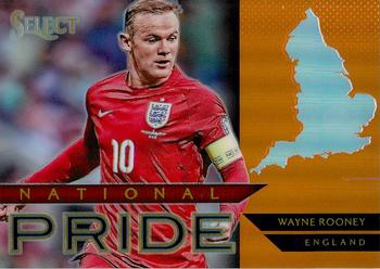 2015-16 Panini Select - National Pride Orange Prizm #16 Wayne Rooney Front