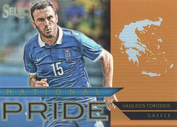 2015-16 Panini Select - National Pride Orange Prizm #22 Vasileios Torosidis Front
