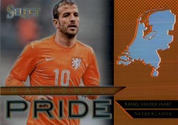 2015-16 Panini Select - National Pride Orange Prizm #49 Rafael van der Vaart Front