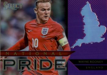 2015-16 Panini Select - National Pride Purple Prizm #16 Wayne Rooney Front