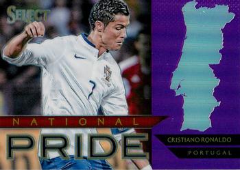 2015-16 Panini Select - National Pride Purple Prizm #31 Cristiano Ronaldo Front