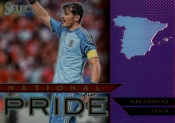 2015-16 Panini Select - National Pride Purple Prizm #37 Iker Casillas Front