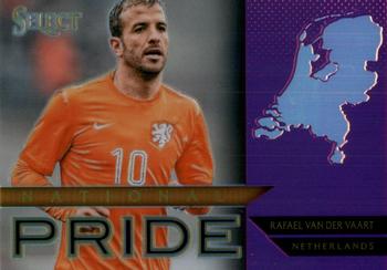 2015-16 Panini Select - National Pride Purple Prizm #49 Rafael van der Vaart Front
