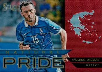 2015-16 Panini Select - National Pride Red Prizm #22 Vasileios Torosidis Front