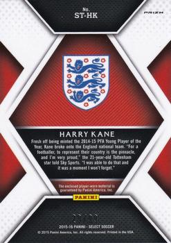2015-16 Panini Select - Select Stars Memorabilia Blue Prizm #ST-HK Harry Kane Back