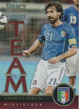 2015-16 Panini Select - Ultimate Team Red Prizm #9 Andrea Pirlo Front