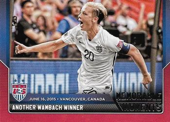 2015 Panini U.S. National Team - Memorable Moments #2 Another Wambach Winner Front
