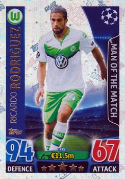 2015-16 Topps Match Attax UEFA Champions League English - Man of the Match #475 Ricardo Rodriguez Front