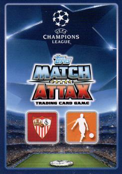 2015-16 Topps Match Attax UEFA Champions League English - Man of the Match #484 Ever Banega Back