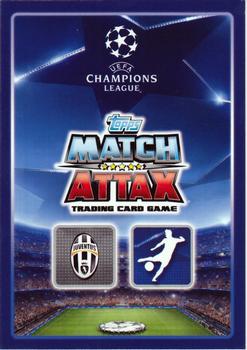 2015-16 Topps Match Attax UEFA Champions League English - Man of the Match #494 Mario Mandžukic Back