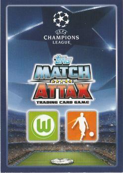 2015-16 Topps Match Attax UEFA Champions League English - Limited Editions Gold #LE8 André Schürrle Back
