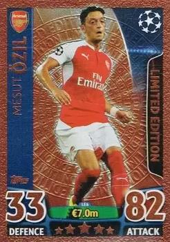 2015-16 Topps Match Attax UEFA Champions League English - Limited Editions Bronze #LE6 Mesut Özil Front