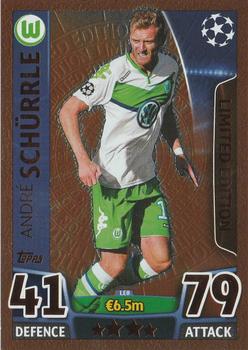 2015-16 Topps Match Attax UEFA Champions League English - Limited Editions Bronze #LE8 André Schürrle Front
