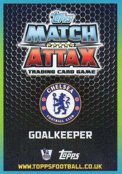 2015-16 Topps Match Attax Premier League - Man of the Match #370 Thibaut Courtois Back