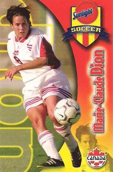 2001 Sunlight Soccer Canada #NNO Marie-Claude Dion Front