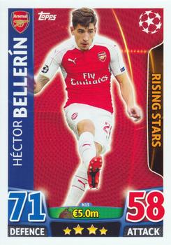 2015-16 Topps Match Attax UEFA Champions League English - Rising Stars #N15 Hector Bellerin Front