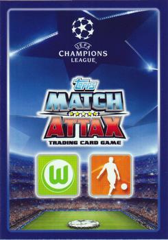 2015-16 Topps Match Attax UEFA Champions League English - Rising Stars #N16 Julian Draxler Back