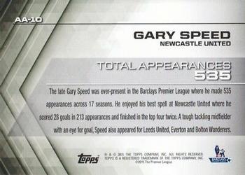 2015 Topps Premier Gold - All-Time Accolades #AA-10 Gary Speed Back