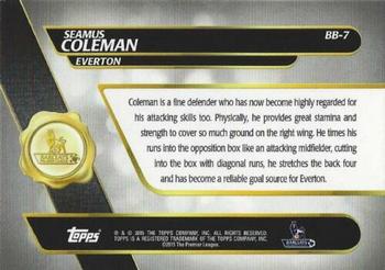 #bb-7-2015 TOPPS PREMIER ORO SILVER FRAME Everton Seamus Coleman 08/40