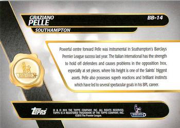 2015 Topps Premier Gold - Best of Barclays #BB-14 Graziano Pelle Back