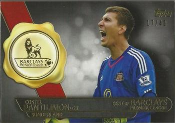 2015 Topps Premier Gold - Best of Barclays Silver Framed #BB-16 Costel Pantilimon Front