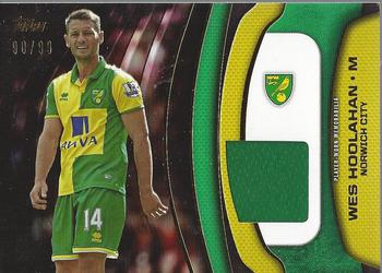 2015 Topps Premier Gold - Football Fibers Relics Green #FF-WH Wes Hoolahan Front