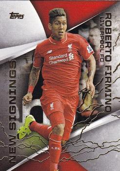 2015 Topps Premier Gold - New Signings #NS-1 Roberto Firmino Front