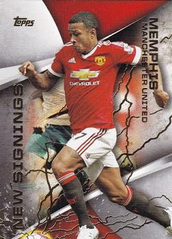 2015 Topps Premier Gold - New Signings #NS-7 Memphis Depay Front