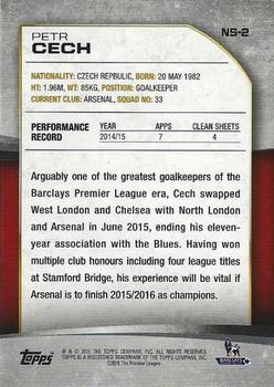 2015 Topps Premier Gold - New Signings Premier Gold #NS-2 Petr Cech Back