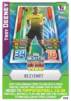 2015-16 Topps Match Attax Premier League - Pro 11 Code Cards #P29 Troy Deeney Front