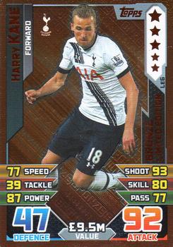 2015-16 Topps Match Attax Premier League - Limited Edition Bronze #LE6 Harry Kane Front