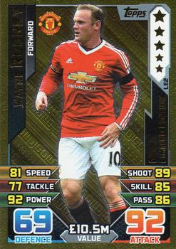 2015-16 Topps Match Attax Premier League - Limited Edition Gold #LE2 Wayne Rooney Front