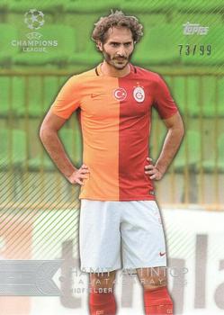 2015-16 Topps UEFA Champions League Showcase - Green #70 Hamit Altintop Front