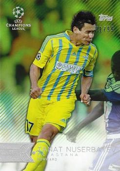 2015-16 Topps UEFA Champions League Showcase - Green #78 Tanat Nuserbayev Front