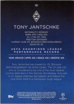 2015-16 Topps UEFA Champions League Showcase - Green #101 Tony Jantschke Back