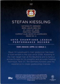 2015-16 Topps UEFA Champions League Showcase - Green #117 Stefan Kiessling Back