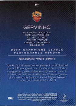 2015-16 Topps UEFA Champions League Showcase - Green #122 Gervinho Back