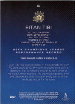 2015-16 Topps UEFA Champions League Showcase - Gold #177 Eitan Tibi Back