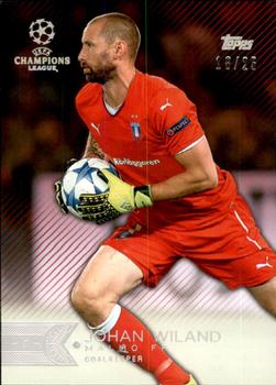 2015-16 Topps UEFA Champions League Showcase - Red #23 Johan Wiland Front
