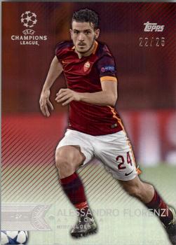 2015-16 Topps UEFA Champions League Showcase - Red #121 Alessandro Florenzi Front