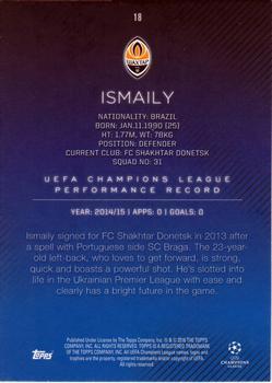 2015-16 Topps UEFA Champions League Showcase - Black #18 Ismaily Back