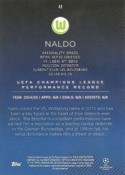 2015-16 Topps UEFA Champions League Showcase - Black #49 Naldo Back