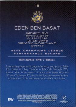 2015-16 Topps UEFA Champions League Showcase - Black #180 Eden Ben Basat Back