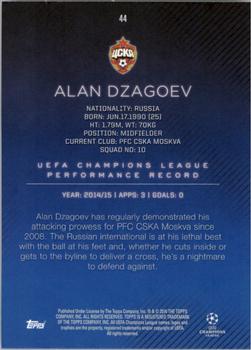 2015-16 Topps UEFA Champions League Showcase - Champions #44 Alan Dzagoev Back