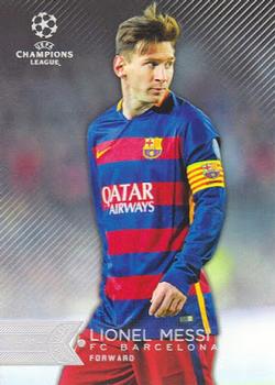 2015-16 Topps UEFA Champions League Showcase - Blank Backs #1 Lionel Messi Front