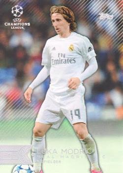 2015-16 Topps UEFA Champions League Showcase - Blank Backs #12 Luka Modric Front