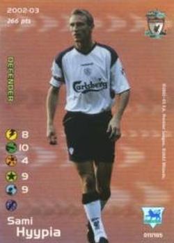 2002 Wizards Football Champions Premier League 2002-2003 #11 Sami Hyypia Front
