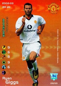 2002 Wizards Football Champions Premier League 2002-2003 #16 Ryan Giggs Front