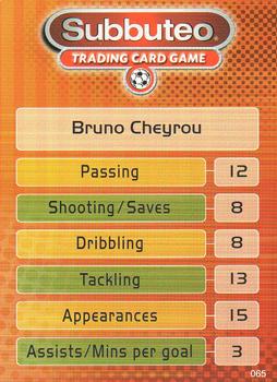2002 Wizards Football Champions Premier League 2002-2003 #65 Bruno Cheyrou Back
