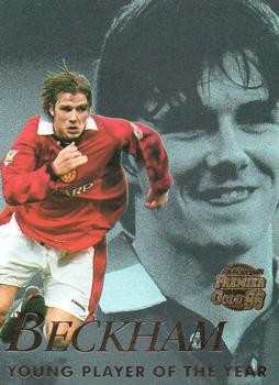 1997-98 Merlin Premier Gold - Golden Moments #G1 David Beckham Front